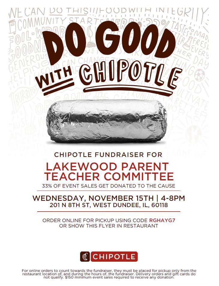 PTO Chipotle Fundraiser